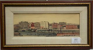 Stevan Dohanos (1907-1994)watercolor on paper"The Bronx"signed lower left: Stevan Dohanoslabel on verso: The Wilton Gallery4"