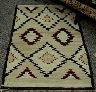 American Indian rug. 
3'6" x 5'
