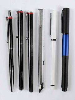 Six Pens & Mechanical Pencil