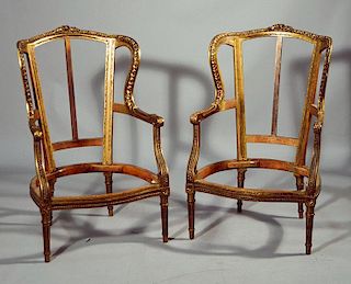 Pair French Bergere Frames