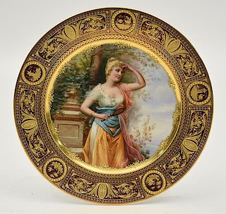Royal Vienna cabinet plate