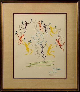 Picasso Signed Lithograph
