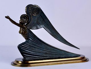 Erte Bronze Sculpture "The Angel" Ltd. Ed.