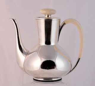Franz Hingelberg Sterling Silver Coffee Pot