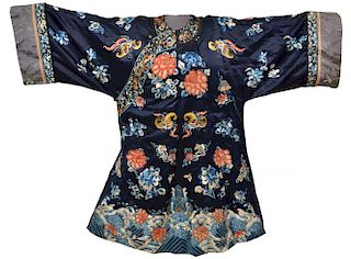 Chinese Silk Kimono 20th C.