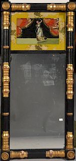 19th C. Eglomise Mirror