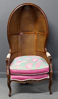 Antique Caned Porter's Chair