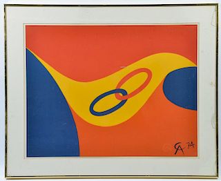 Alexander Calder Print Flying Colors Collection