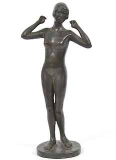 Selma Hortense Burke Signed Bronze Figure