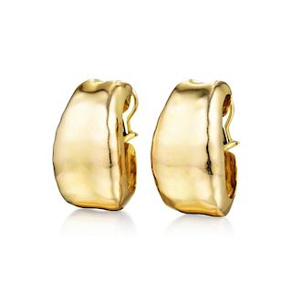 A Pair of Gold Earrings