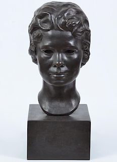 Roman Bronze Works Bust of Lady
