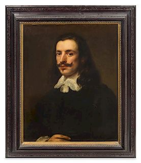 * Attributed to Giovanni Bernardo Carboni, (Italian, 1614-1683), Portrait of a Gentleman