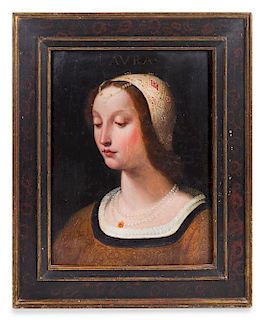 * Attributed to Francesco Salviati, (Italian, 1510-1563), Laura
