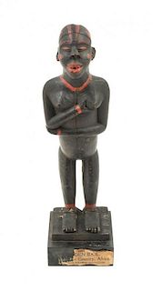 * An African Wood Figure Height 14 inches.