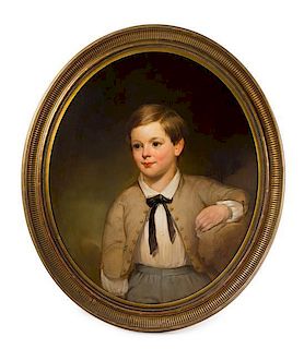 * English School, (19th Century), Portrait of a Boy, 1849