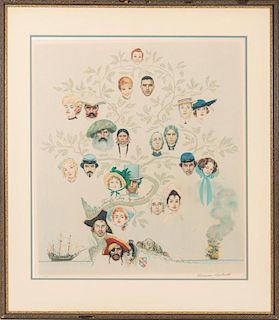 Norman Rockwell, The Family Tree