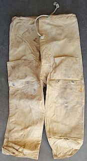 Canvas chafing pants, used with Mark V.       Item B18