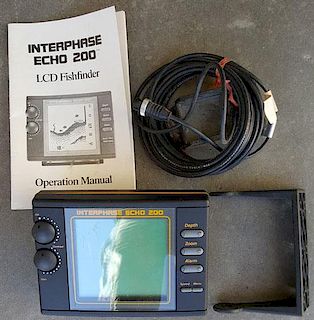 Interphase Eco 200 LCD fish finder.      Item G57