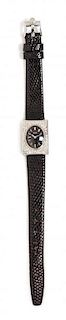 An 18 Karat White Gold and Diamond Ref. 3816 Wristwatch, Piaget,