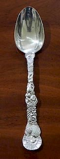 Rare sterling silver stuffing spoon by Tiffany & Co.