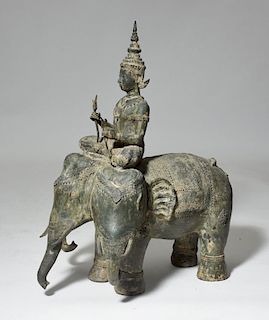 Deity a three headed elephant