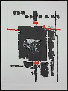 Antonio Rodriguez Luna (1910-1985), "La Paloma," 1978, lithograph, 29/35, pencil numbered lower left margin, pencil signed an