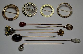 JEWELRY. Assorted Vintage and Antique Jewelry.