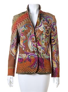 An Etro Multicolor Jacket, Size 46.