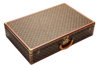 A Louis Vuitton Monogram Canvas Bisten 80 Suitcase,