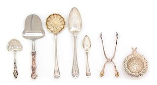 A Miscellaneous Group of Scandinavian Silver, Various Countries and Makers, comprising four serving spoons, two teaspoons, a 