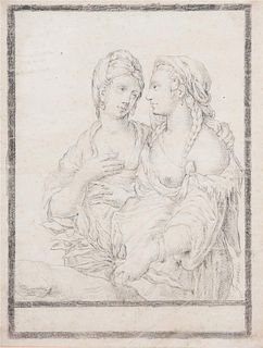 Continental School, (18th Century), Two Women in Classical Dress
