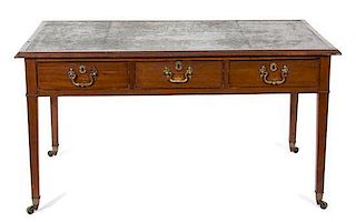 An English Writing Desk Height 28 x width 53 x depth 30 inches.