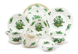 An Assembled Set of Spode Copeland China Diameter of largest 9 3/4 inches.