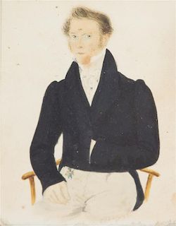 Artist Unknown, (19th Century), Portrait of a Gentleman, Seated, 1833