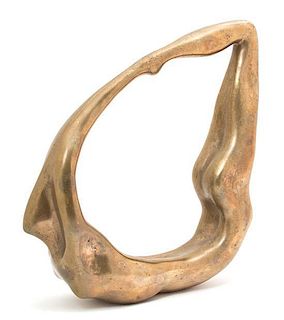 A Contemporary Bronze Sculpture, (Artist Unknown, 20th Century), Stylized Nude