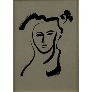 After: Henri Matisse, French (1869-1954) Lithograph "Patitcha". Unsigned. Good condition. Measures