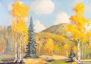 Thomas Lee Lewis, (American, 1907-1978), Landscape