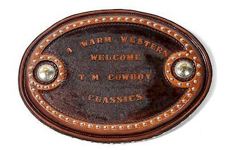 Western Style Welcome Sign From T-M Cowboy Classics Height 12 x width 16 inches