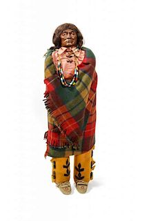 Large Skookum Indian Doll Height 36 inches