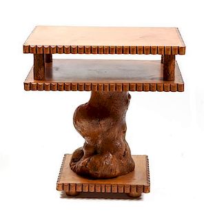 Molesworth Style Side Table, Cowboy Classics by Tom Bice Height 18 x width 24 x depth 15 inches