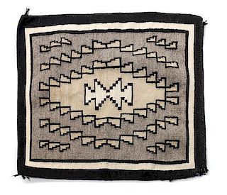 Two Navajo Weavings Larger: 35 1/4 x 37 inches