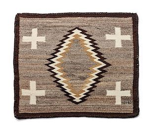 Navajo Square Weaving 26 1/2 x 25 inches