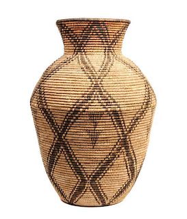 Western Apache Olla Basket Height 19 inches