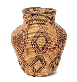 Western Apache Pictorial Olla Basket Height 8 x width 11 inches