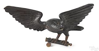 Maryland carved and painted spread winged eagle