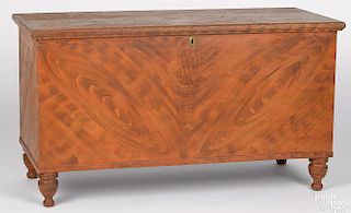 Pennsylvania painted pine and poplar blanket chest