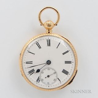 Quarter-repeating 18kt Gold Open-face Watch
