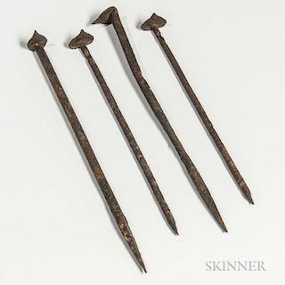 Four Japanese Roofing Nails