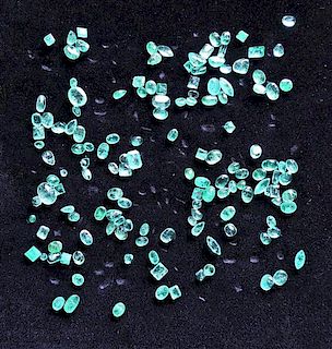 Emerald Gemstone Lot of 143