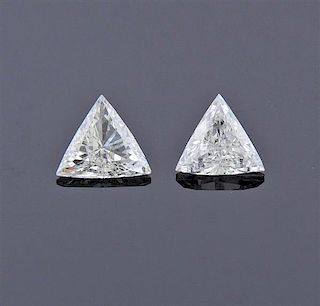 0.54ct Triangular Diamond Set of 2